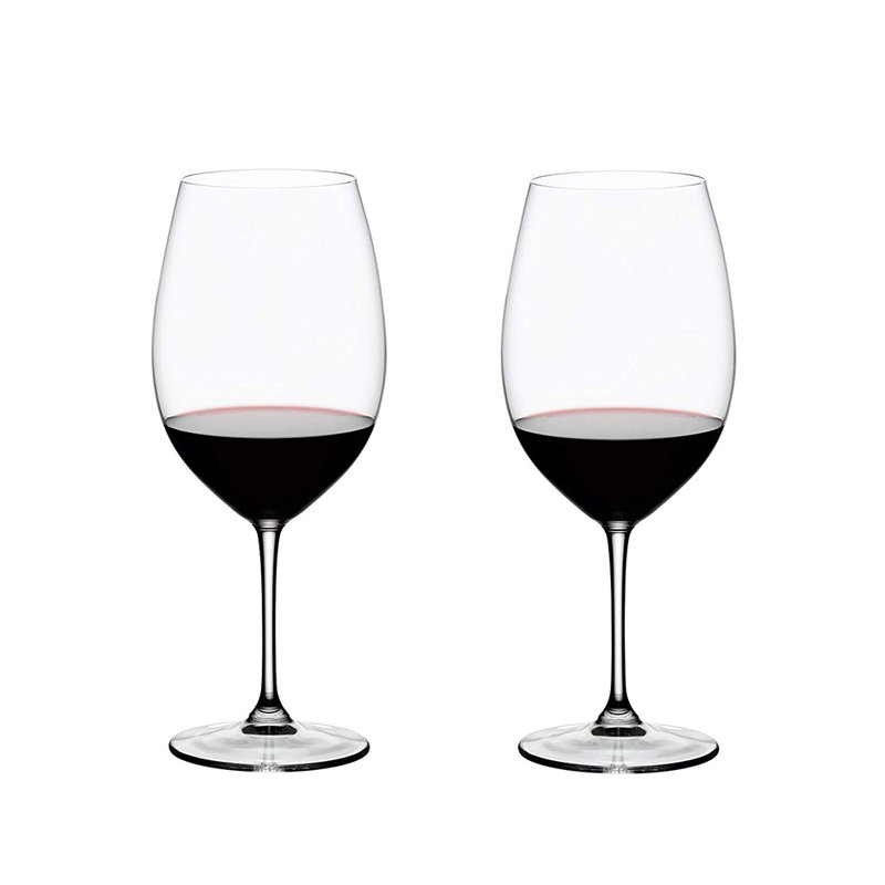 4-Piece Riedel Crystal Tall All-Purpose Glass And Grand Cru Red Wine Glass