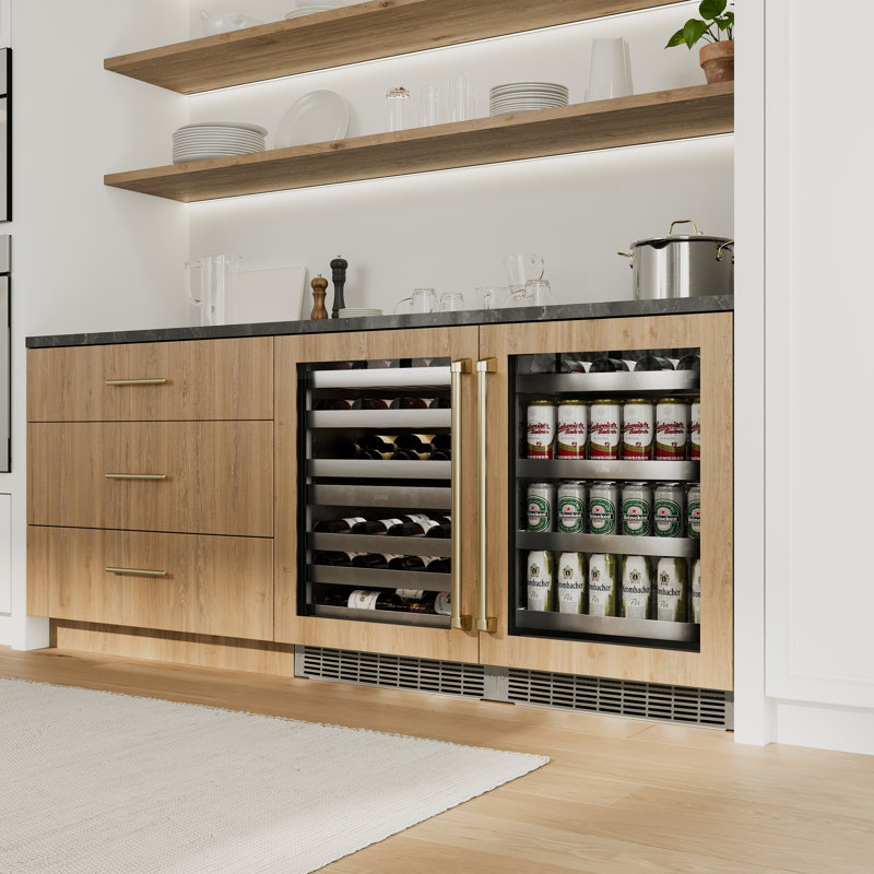 23.88 44 Bottle Wine Refrigerator, Champagne Bronze