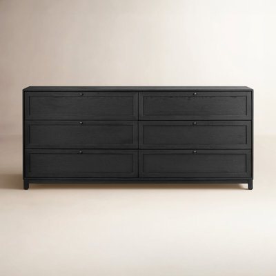 Sonata 6 Drawer 75" W Double Dresser