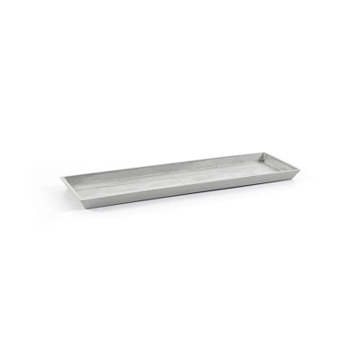 Ecopots Indoor/Outdoor Modern Rectangular Bruges Pot Saucer