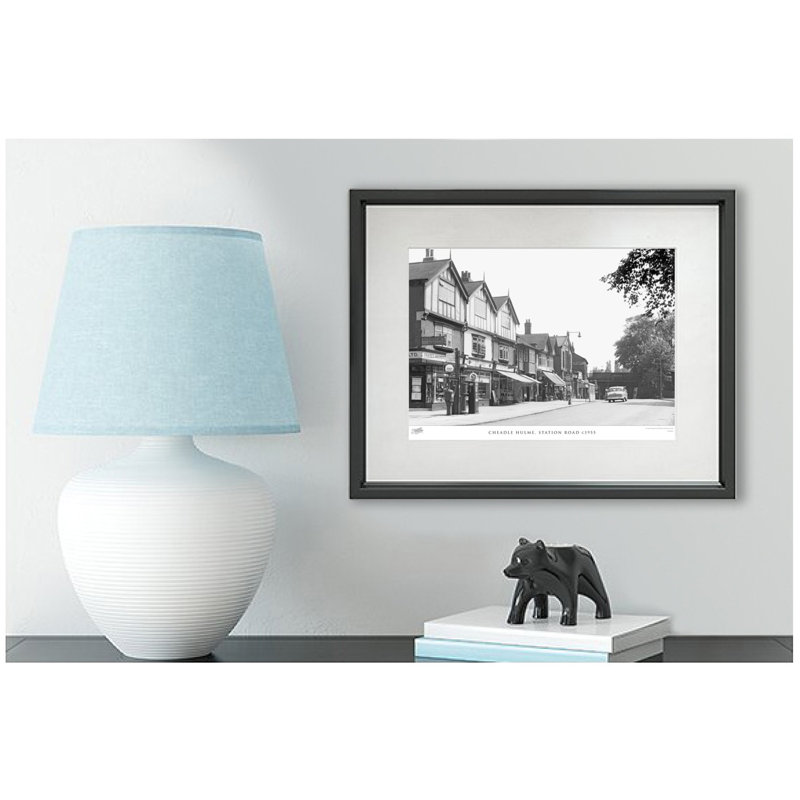 Cheadle Hulme, Station Road C1955 by Francis Frith - Single Picture Frame Print, 40cm H x 50cm W x 2.3cm D