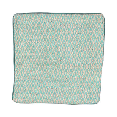 Hyde Argyle Blue Square Throw Cushion
