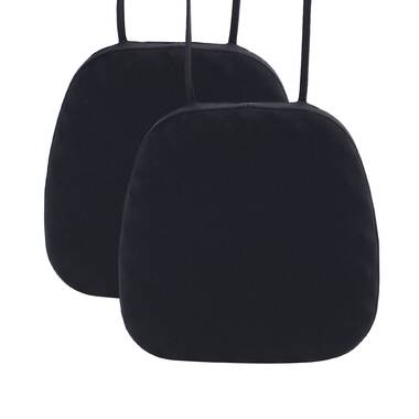 Memory Foam Seat Cushion Set Black