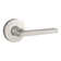 Square Privacy Door Lever with Contemporary Round Rose
