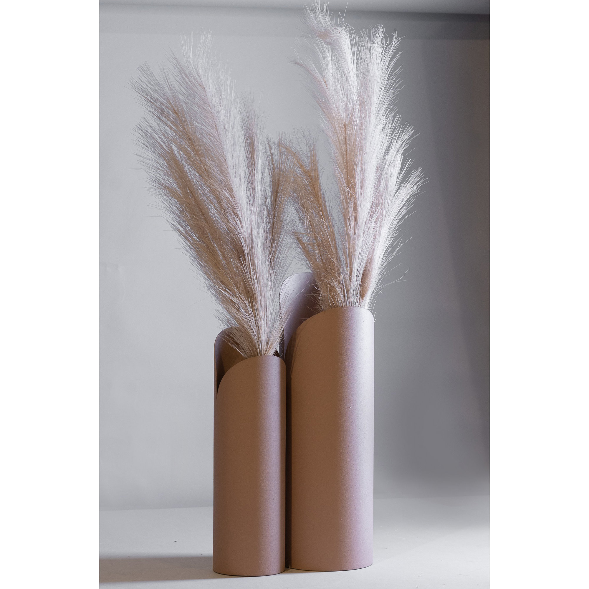 Jenny Iron Table Vase, 15.75" H x 5" W x 5" D, Pink