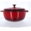 Casserole en fonte émaillée de 6 pintes pour utilisation au four ou sur une cuisinière Dutch Dutch - avec couvercle-35988573