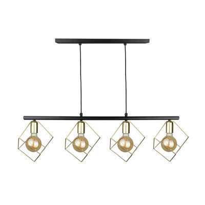 Antaneisha 4 - Light Kitchen Island Pendant