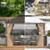 10 Ft. W x 10 Ft. W Galvanized Steel Patio Gazebo with Overhang Slope-design Double Roof