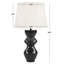 Lampe de table noire 28 po Anslea