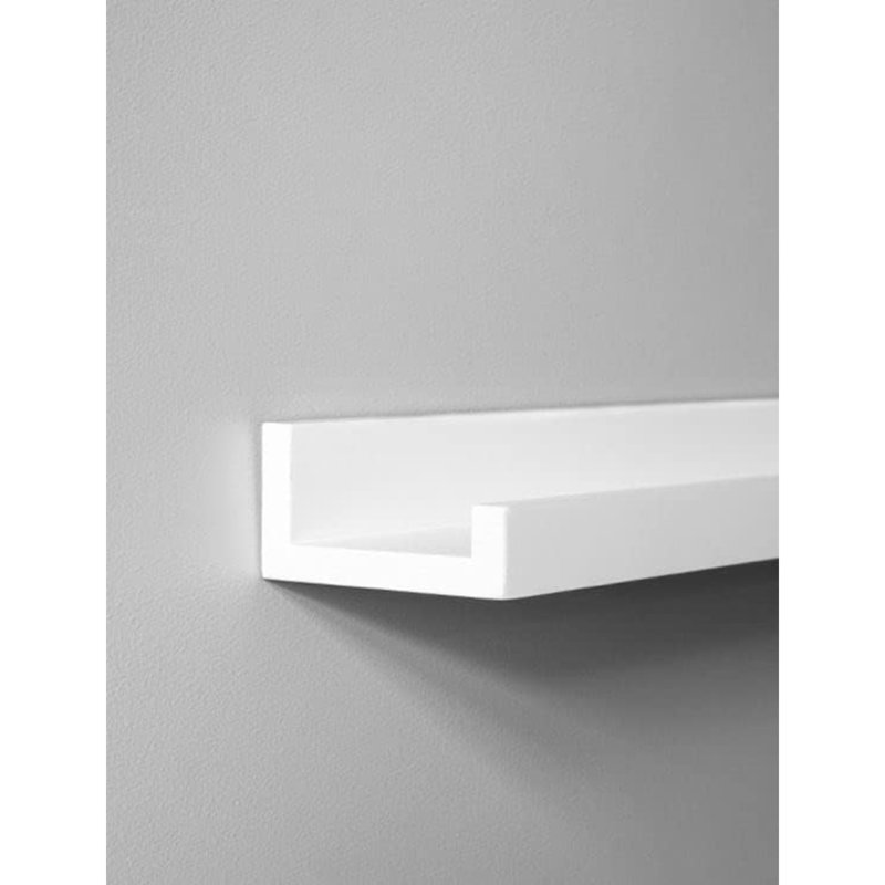 Charneshia 2 Piece Floating Shelf, 10 H x 30 W x 5 D cm, White