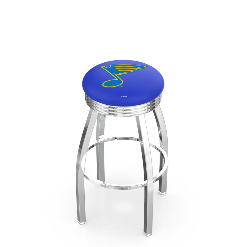 NHL Swivel Bar Stool, St Louis Blues, Counter Stool (25" Seat Height)