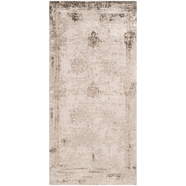 Tapis oriental en coton beige Lyniya