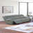 Smoke Fur Like Corduroy 2Pc Motion Sofa Set - Sofa & Loveseat With Console, Reclining Function-1987578658