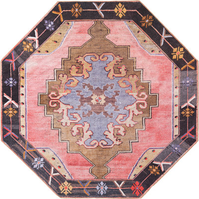 Tapis traditionnel de couleur mauri rose
