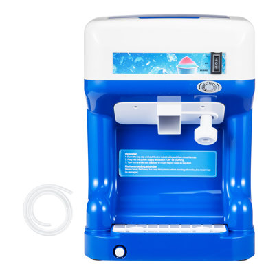 Commercial Ice Shaver 286LBS/H Electric Snow Cone Maker Ice Crusher Blue