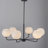 6-light Glass Globe Classic / Traditional Chandelier-768917412