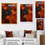 Volcanic Fusion Swirl 1 - Tachisme, art mural-393590020-393590025