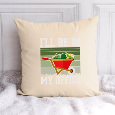 Citation amusante «Garden Lover» 839 - Coussin décoratif inclus