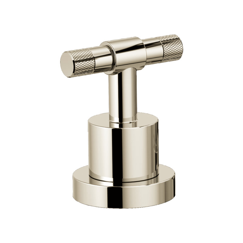 Litze® Roman Tub Faucet, Polished Nickel, T-Lever
