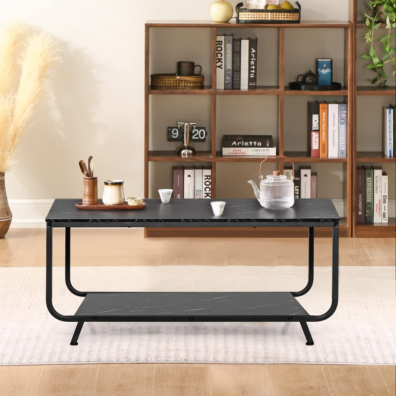 Frame Coffee Table with Storage