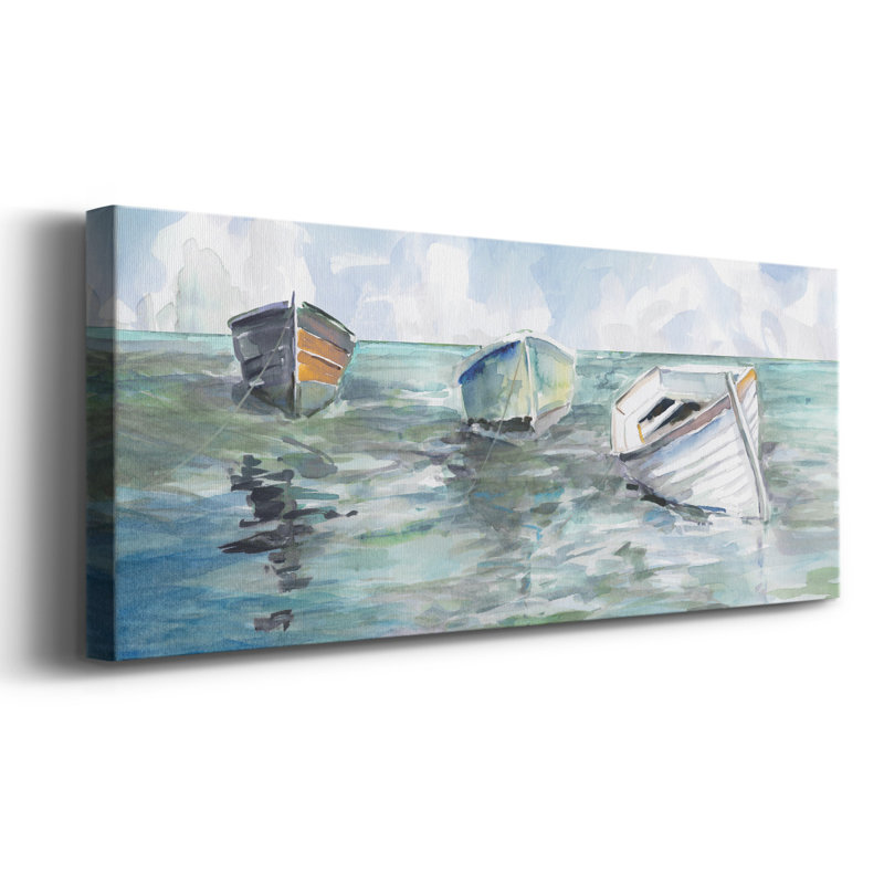 Attrapé à marée basse I, H 24 po x l 60 po x P 1,5 po