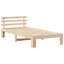 Bed Frame with Headboard Solid Pine Wood-2092905505-2092905528