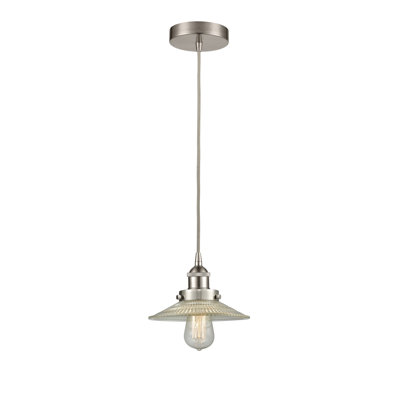 Luminaire suspendu conique à 1 lumière Cahaba