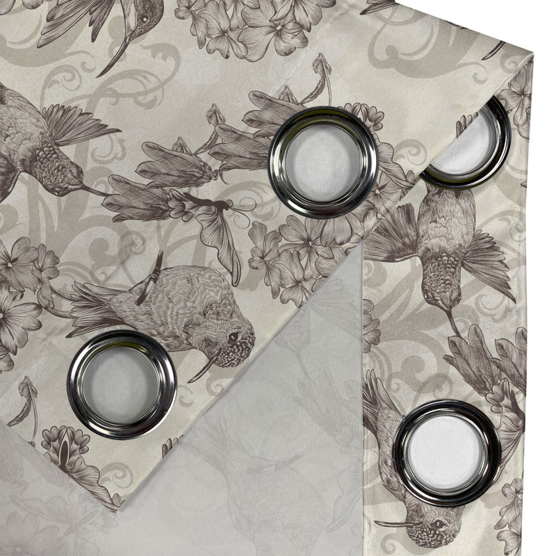 Sateen Blackout Curtain Pair, 50" W x 54" L