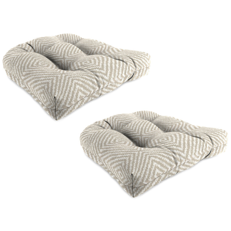 Coussin de siège en osier 18 "x 18" (ensemble de 2)