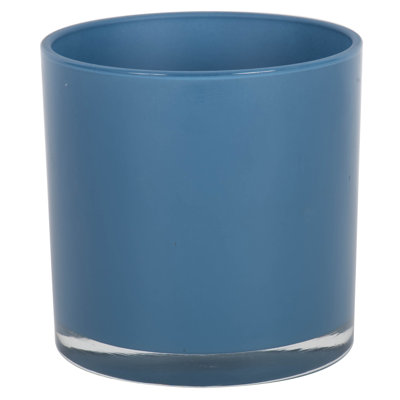 Contenant rond en verre peint 6 "Ashe