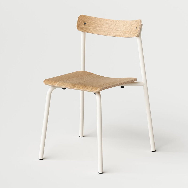 Etude Dining Side Chair, Cream White