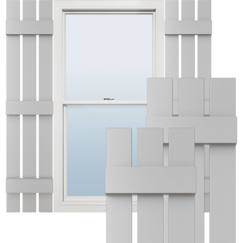 Volets Lifetime, Peut être peint, H 63 po x l 12 po x P 1 po