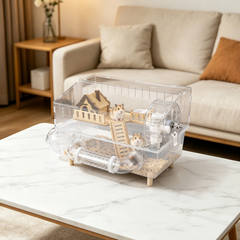 Large Hamster Cage, Clear Hamster Cage