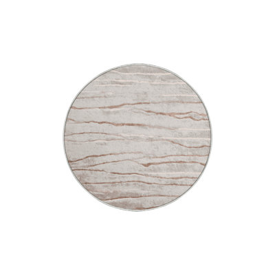 Silky Soft Plush Beige Area Rug