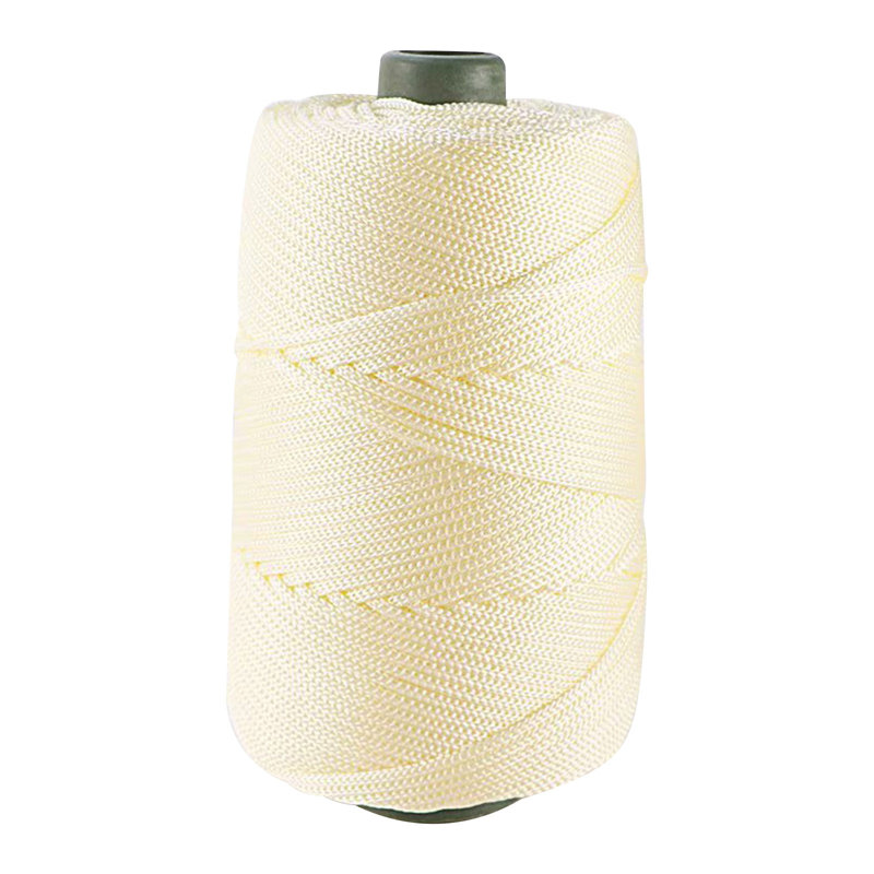 Support de fil de soie tissé à la main en fil de soie tissé à la main, White