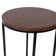 Table de bout Hampstead Collection - Table d'appoint moderne en stratifié avec structure entrecroisée
