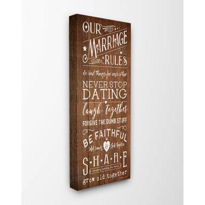 Notre mariage par Stephanie Workman Marrott - reproduction d'art textuel