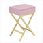 Rose & amp; Table basse à 1 tiroir Gold, table d'appoint peu encombrante avec rangement pour les petits salons