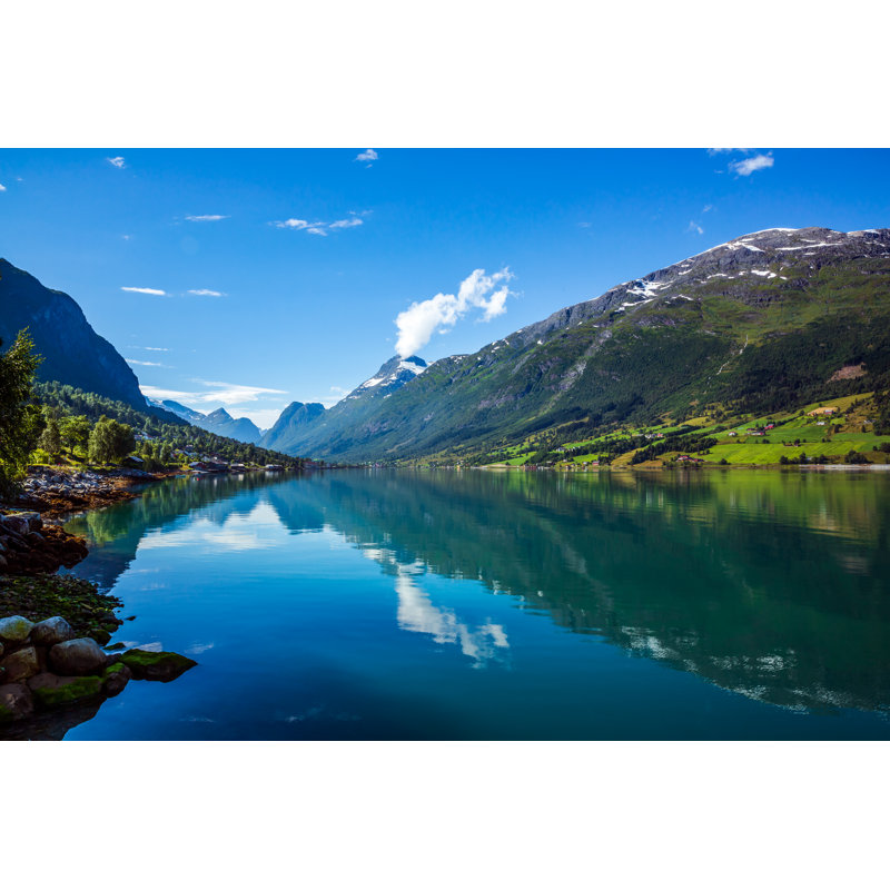 Beautiful Nature Norway by Cookelma - Wrapped Canvas Print, 30cm H x 46cm W