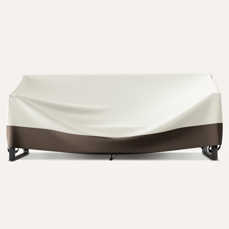 High-Quality 600D Oxford Fabric Outdoor Furniture Cover With Handles And Storage Bag, 28" H x 82" W x 34" D