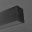 Lustre rectangulaire DEL à intensité variable Delphia