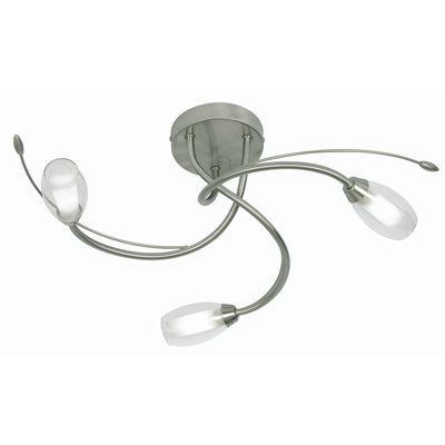 Newland Glass Semi Flush Mount