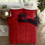Ensembles de literie en sherpa douillet et confortable, grand confort rustique