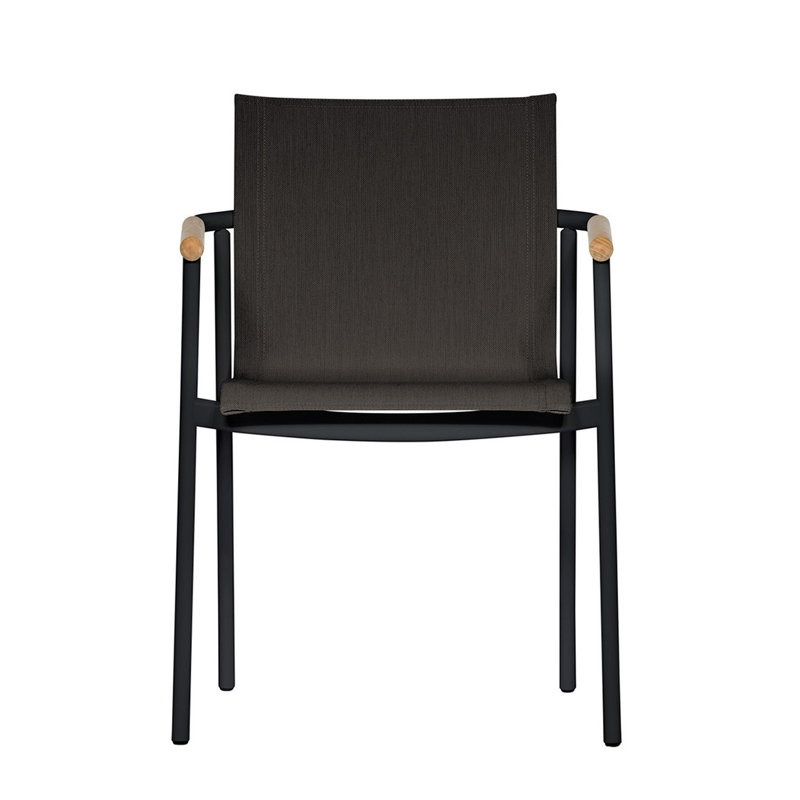 Around Dining Armchair, Carbon/Forge Gray
