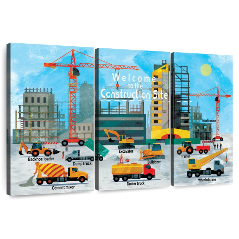 Tableau des chantiers Ashelle, H 28 po x l 45 po