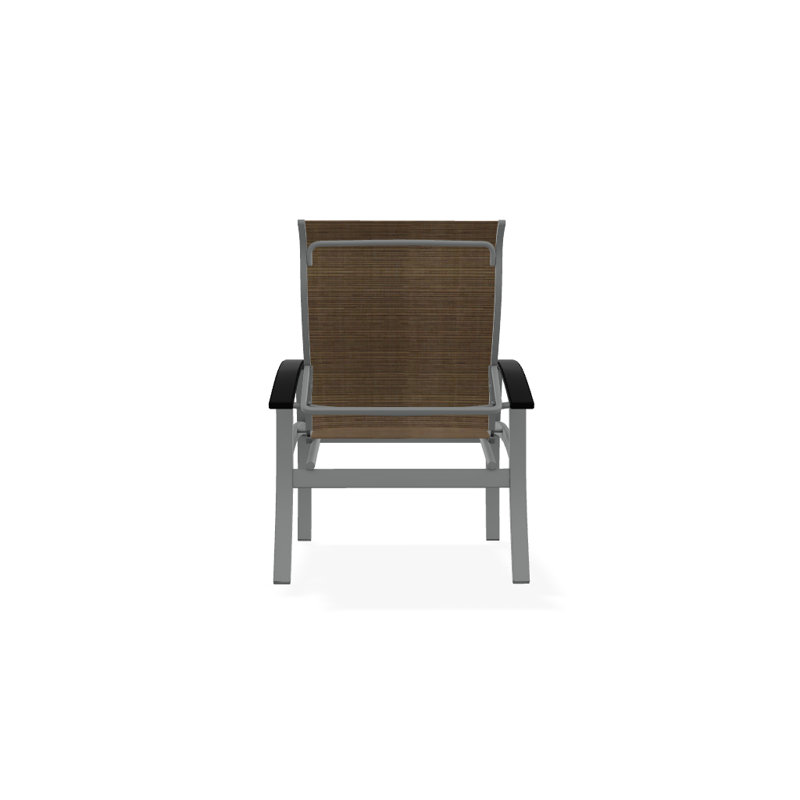 Chaise de patio Askar, Performance de l'écorce, Noir, Graphite texturé