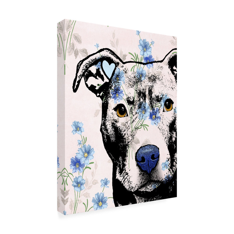 Animals Pitster Framed On Canvas Painting, H 19 po x l 14 po x P 2 po