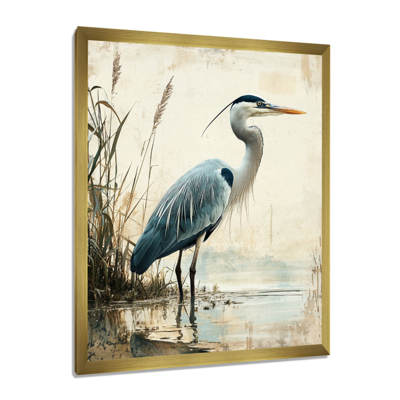 Aurionna - paysages, art mural sur toile, H 44 po x l 34 po, Picture Framed, Doré