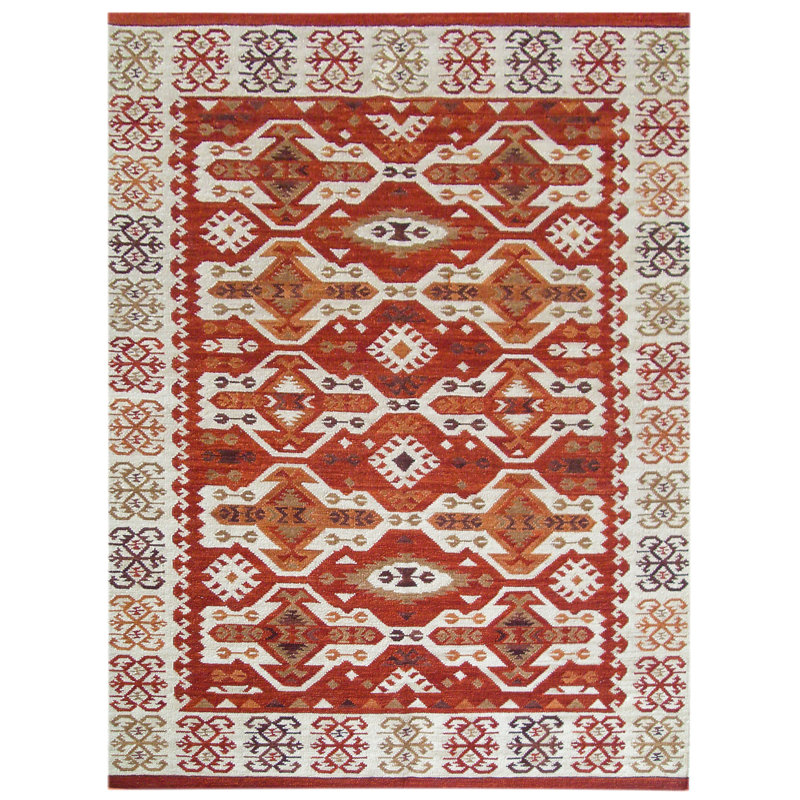 Southwestern Wool Hand Woven Area Rug, Rectangle 120 x 180cm