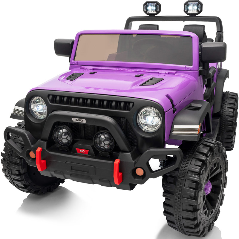 24V Kids Ride on Dump Truck, 2 Sièges Electric Ride on Toy avec télécommande, L 28 po x L 84 po